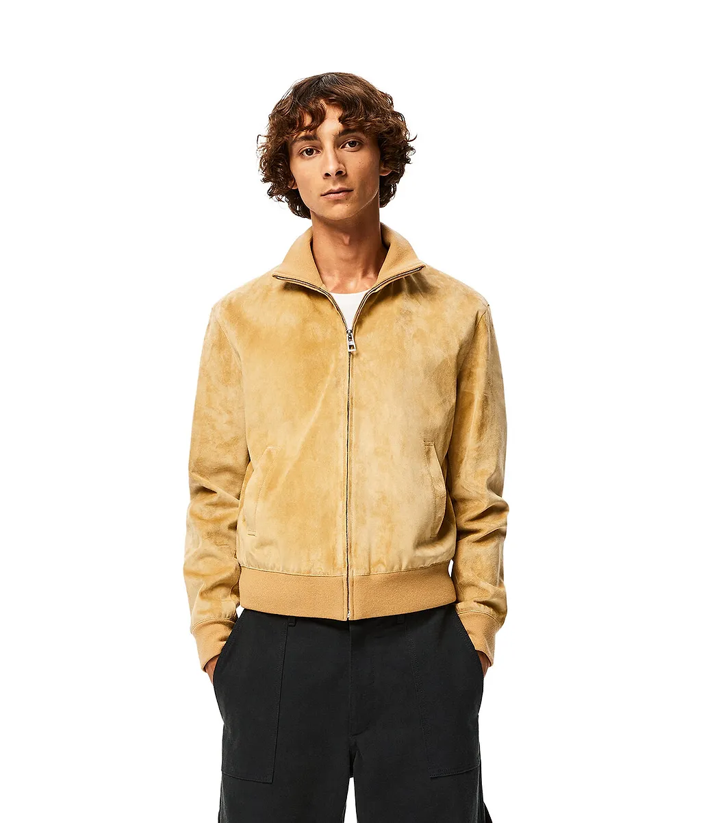 Zip Jacket In Suede