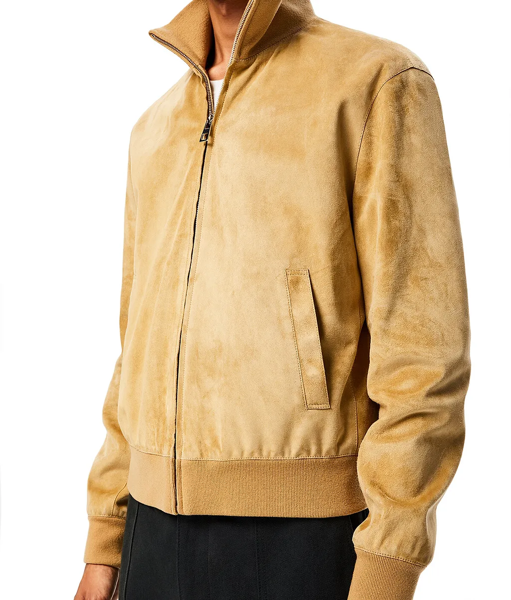 Zip Jacket In Suede