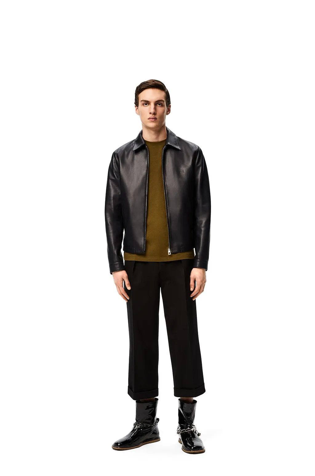 Zip Jacket In Nappa