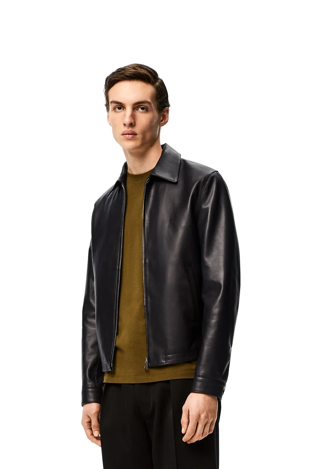 Zip Jacket In Nappa