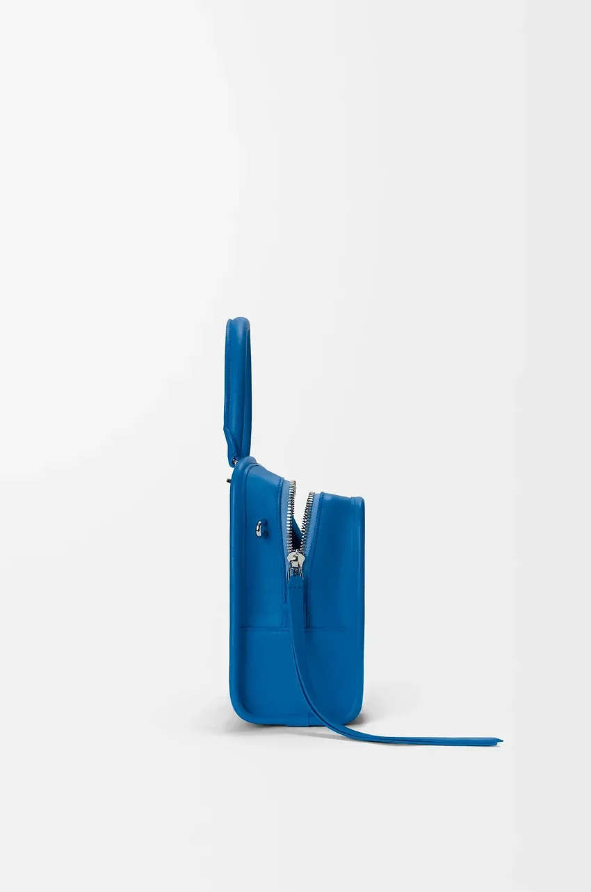 Top Handle Azure Tote Bag