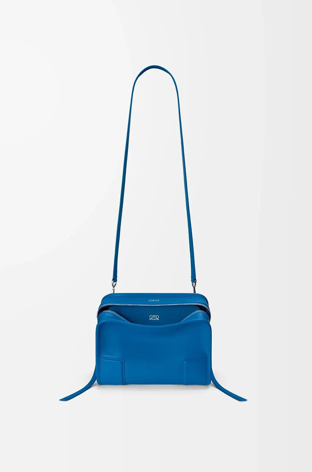 Top Handle Azure Tote Bag