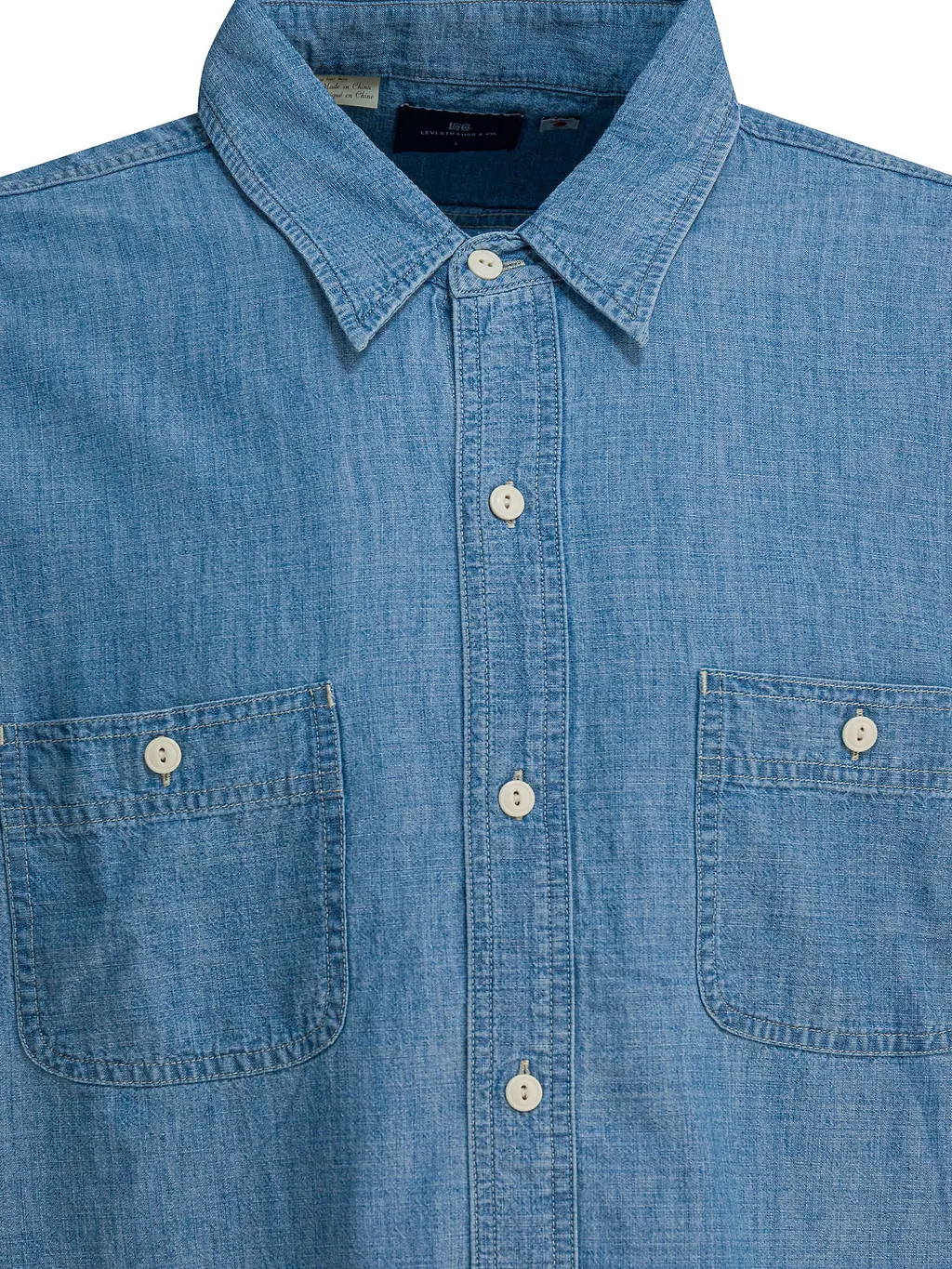 Levi's French Collar Denim Shirt