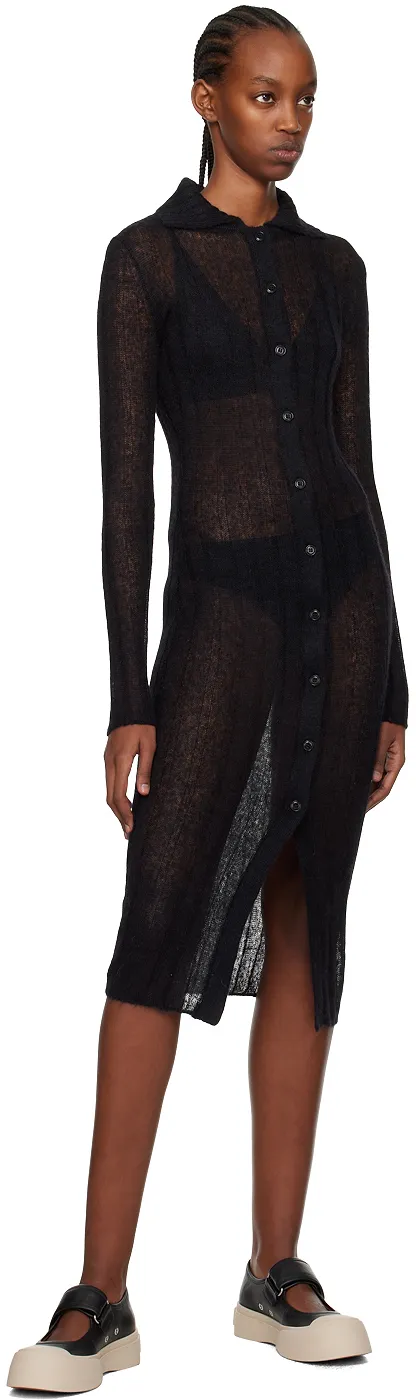 Long Transparent Cardigan