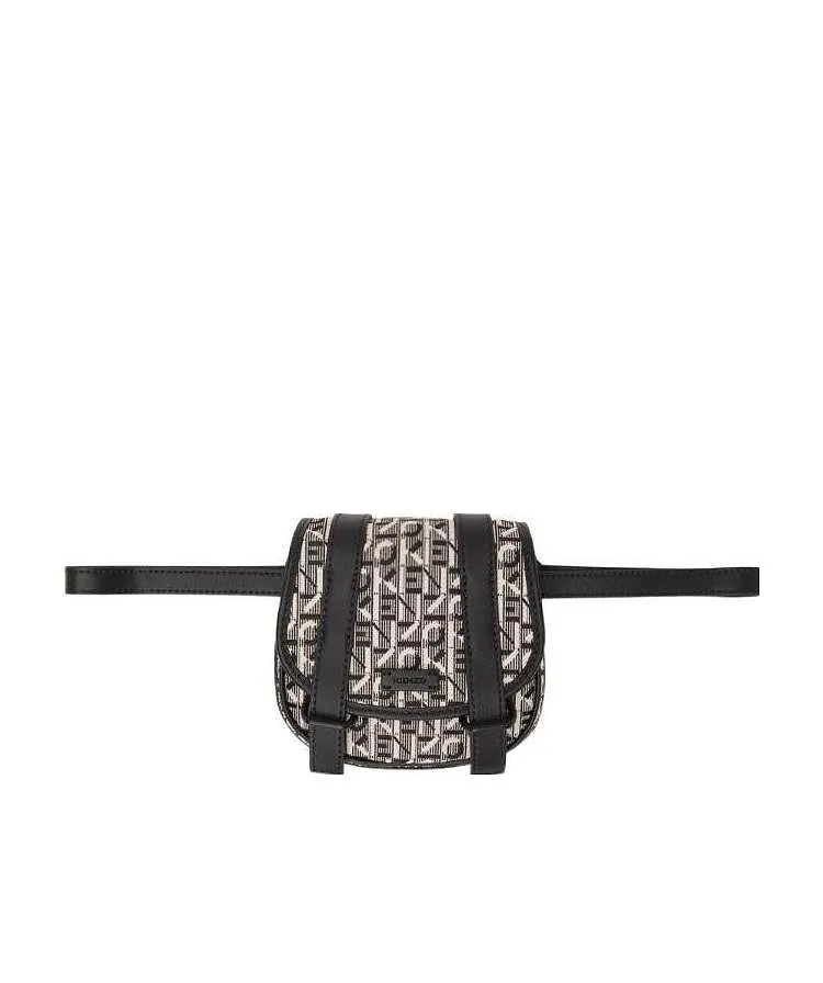 Monogram-Pattern Logo Clutch Bag