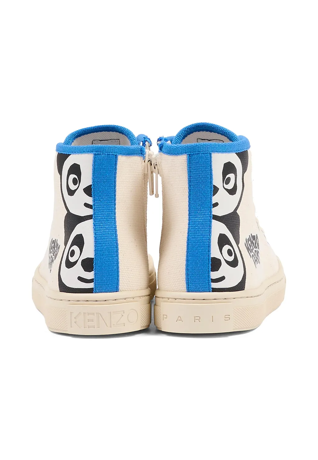 Panda-Print High-Top Sneakers