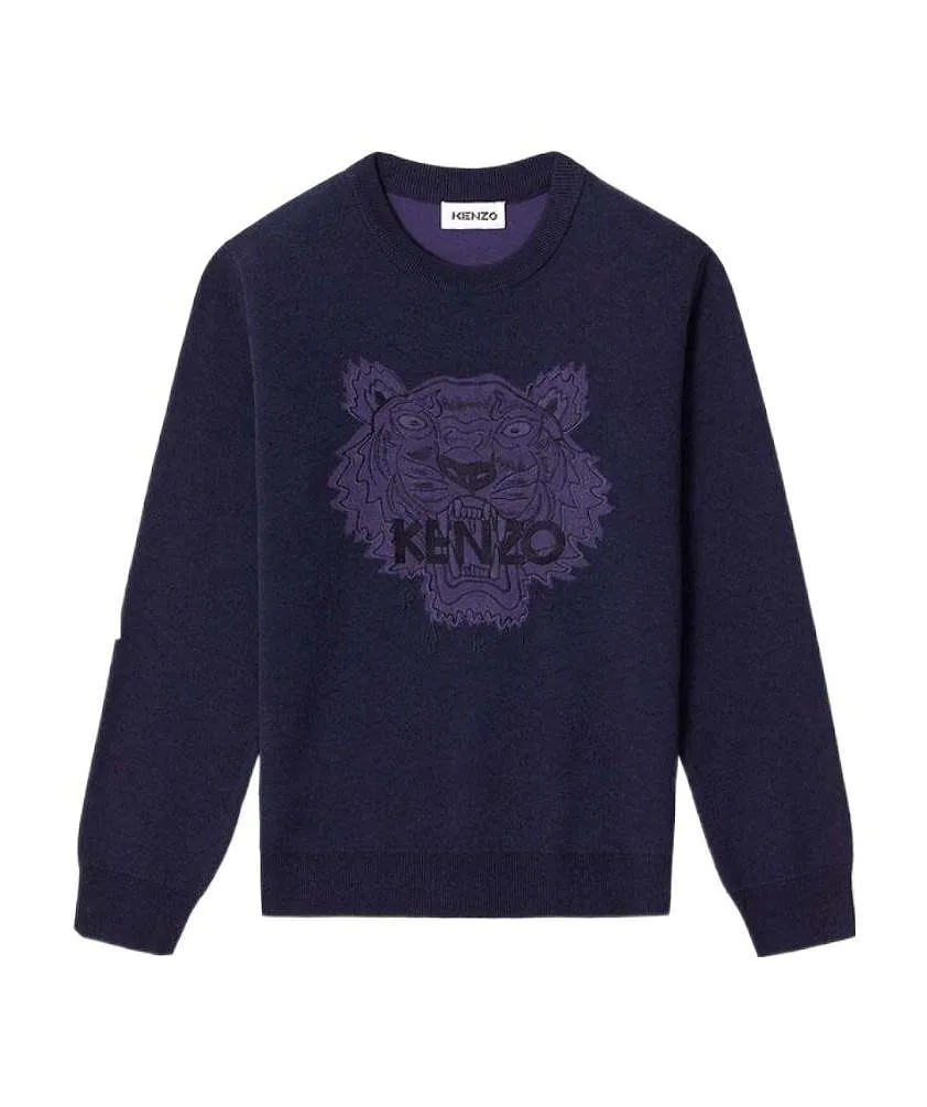 Tiger Crew Neck Jumper