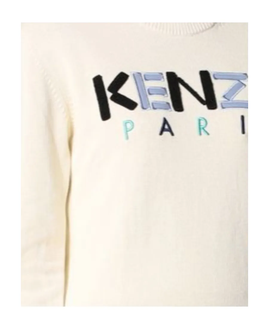 Textured-Logo Sweater