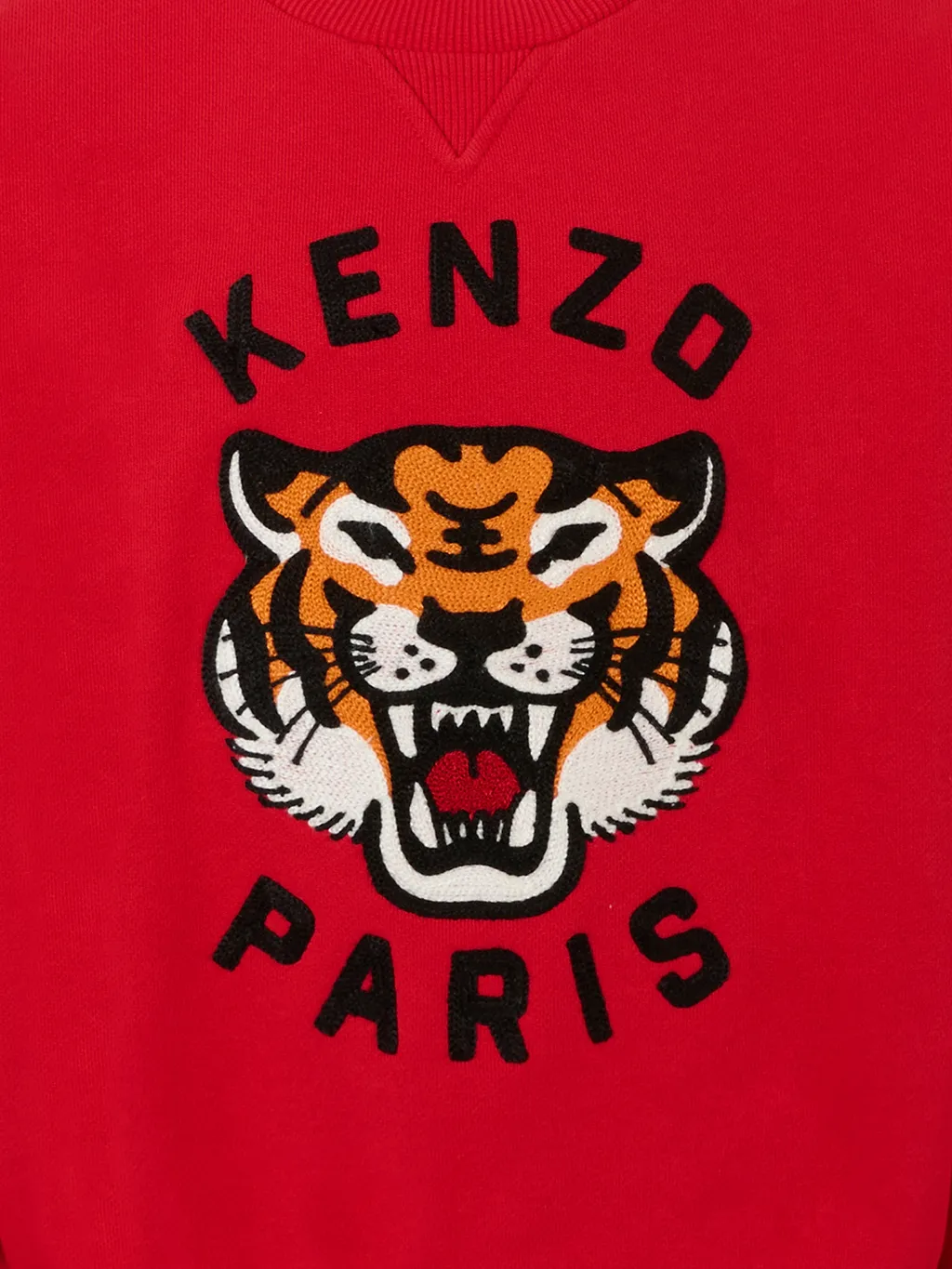 Kenzo Kids Long Sleeve Tiger-Embroidered Sweatshirt