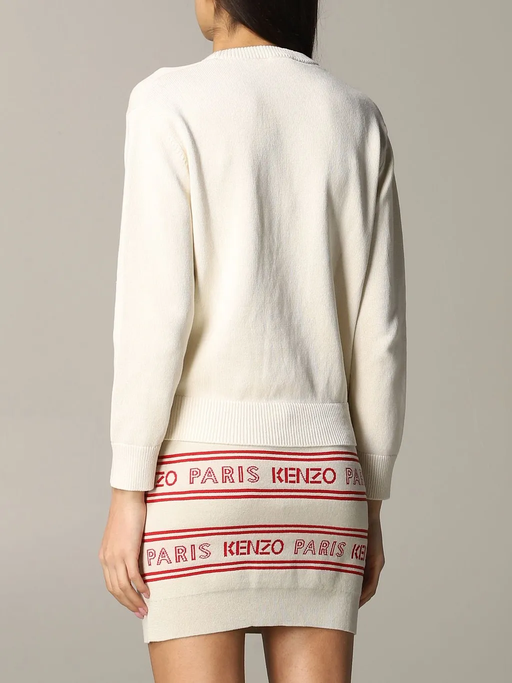 Textured-Logo Sweater