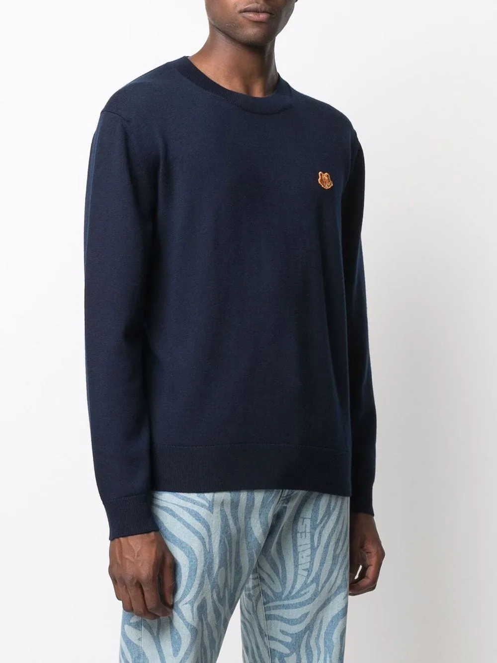 Tiger Logo-Patch Jumper