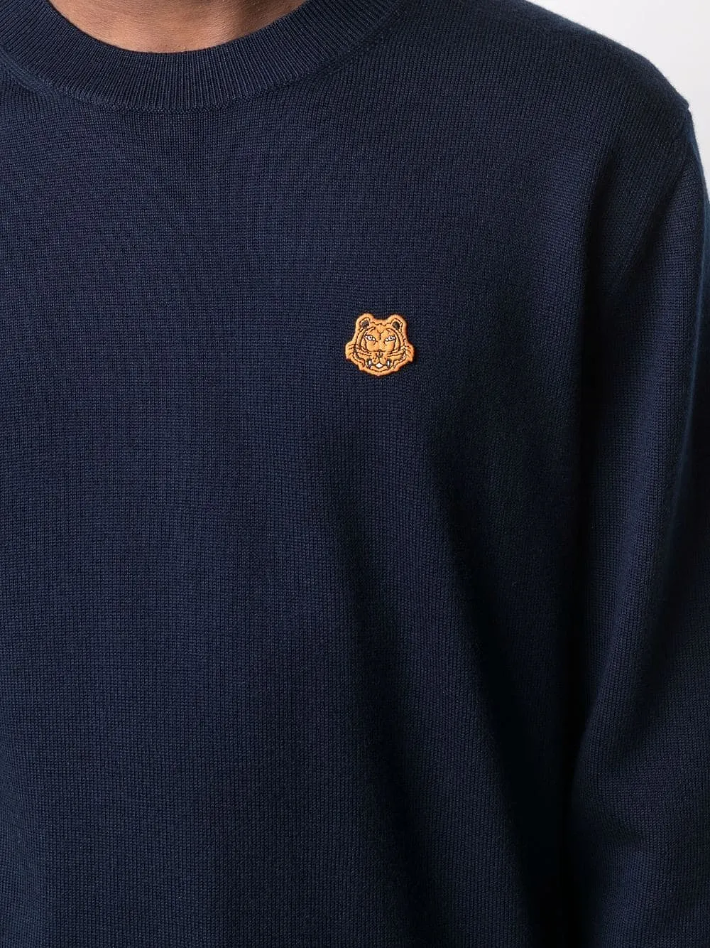 Tiger Logo-Patch Jumper