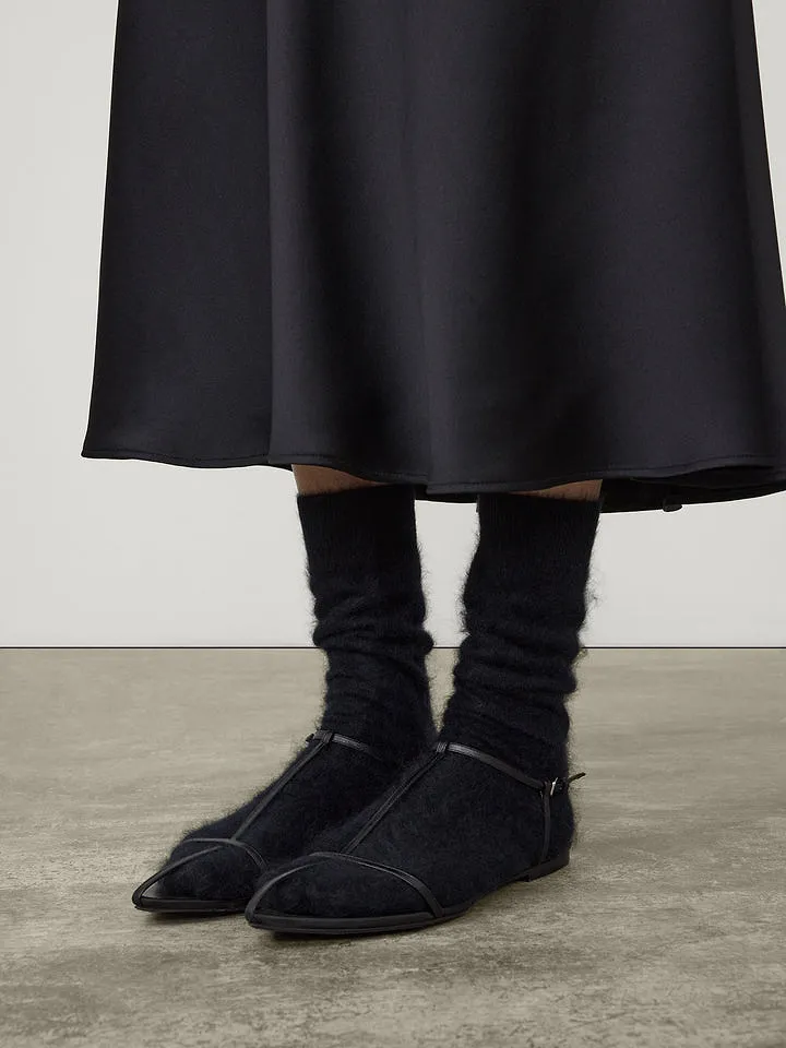 Brushed-Cashmere Socks