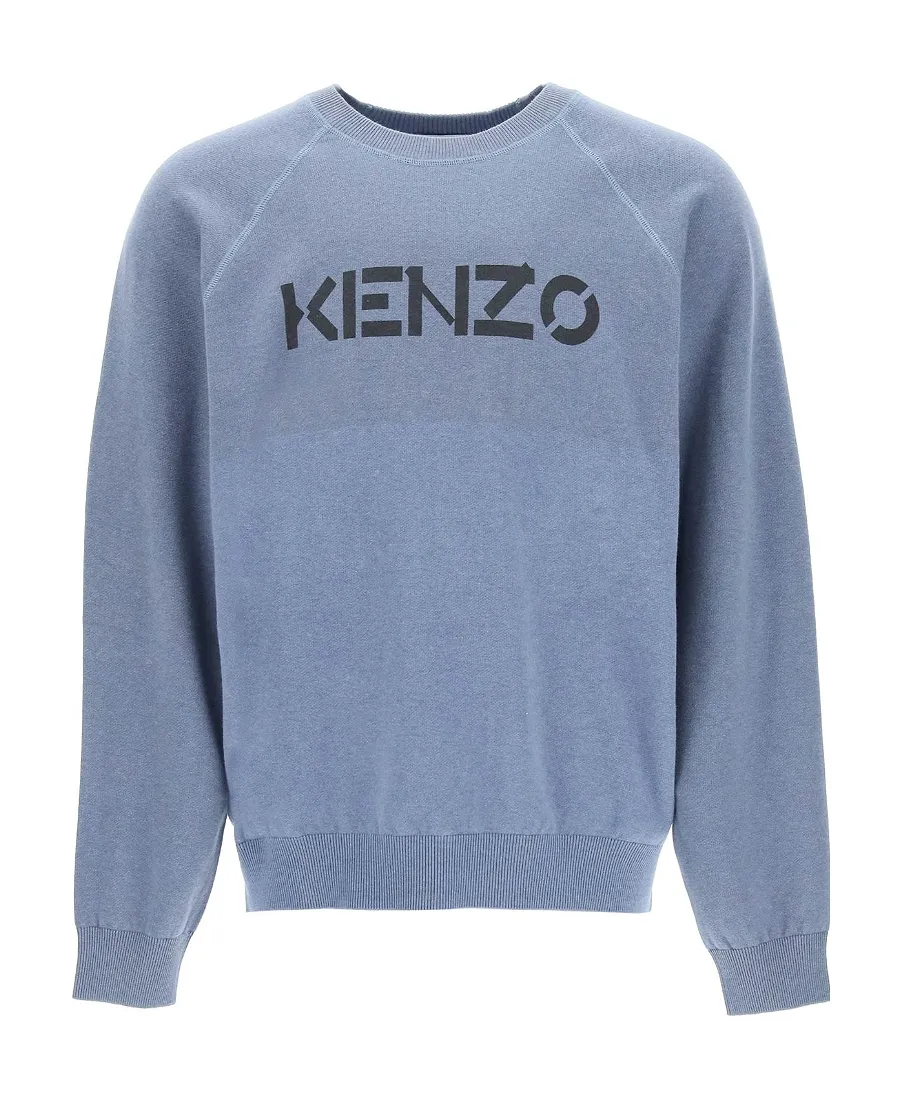 Two-Tone Logo-Print Sweatshirt