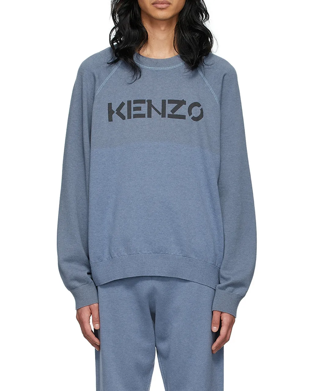 Two-Tone Logo-Print Sweatshirt