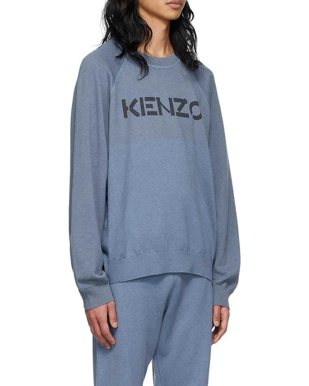 Two-Tone Logo-Print Sweatshirt