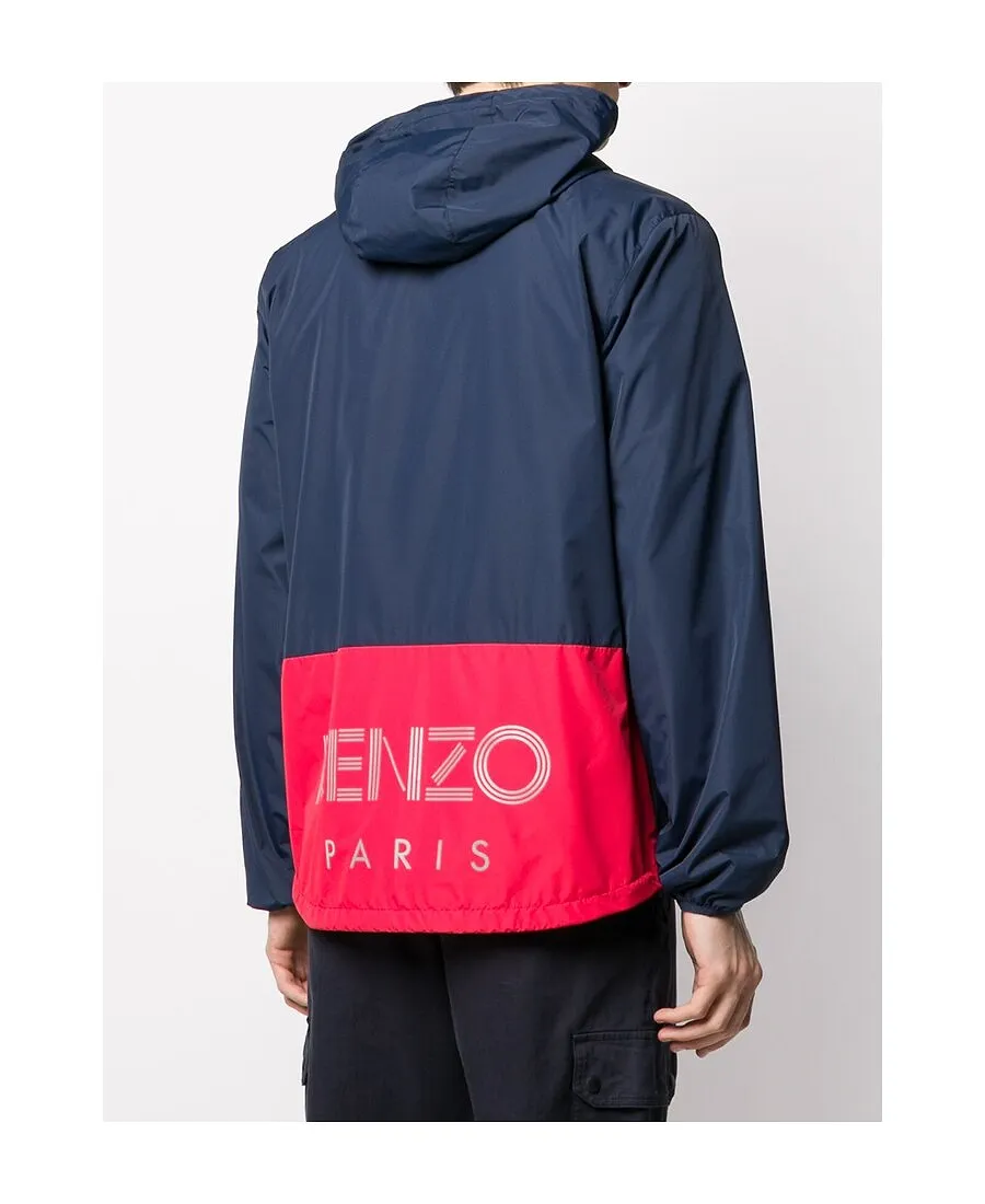 Zipped Logo Windbreaker