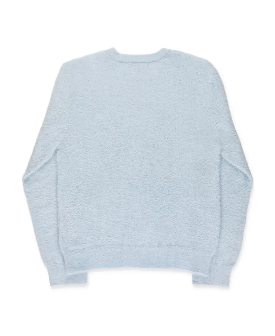 Winking Fluffy-Knit Jumper
