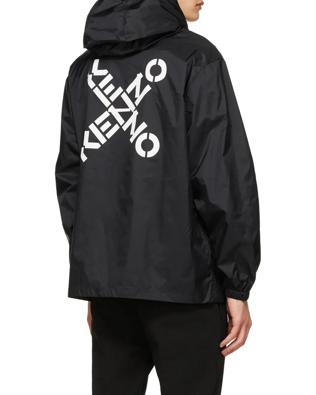 X Logo Hooded Rain Jacket