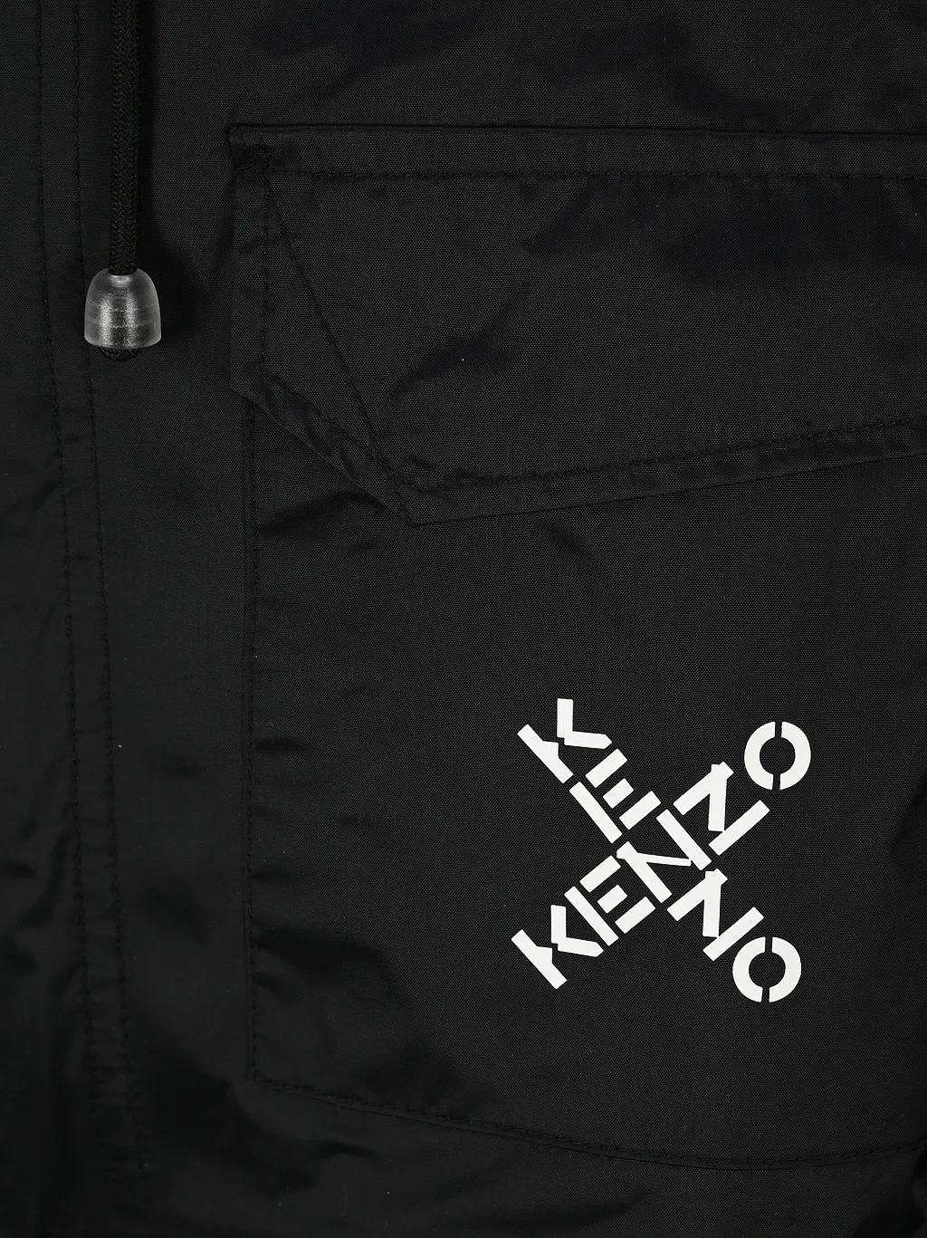 X Logo Hooded Rain Jacket