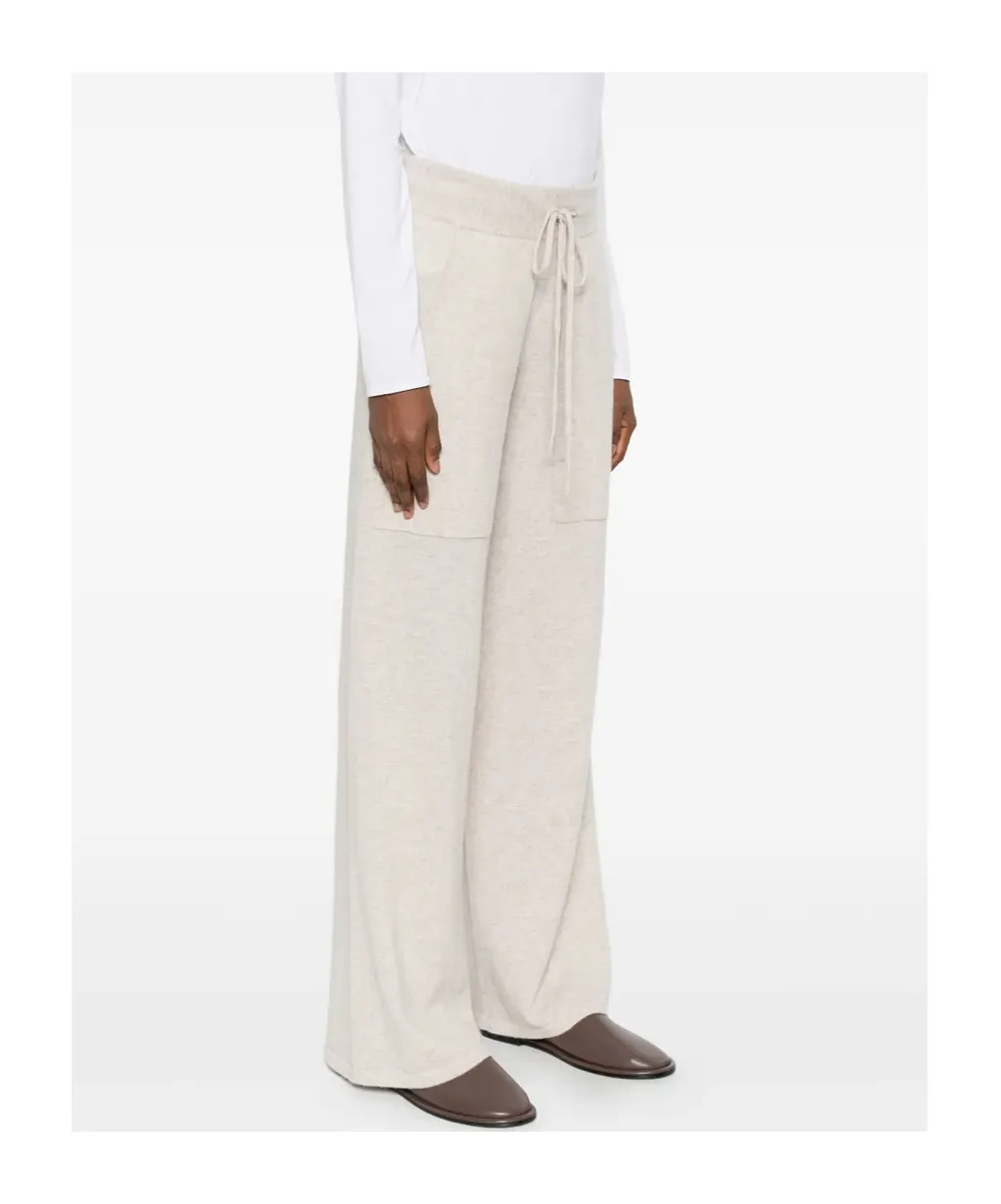Drawstring Wide-Leg Pants
