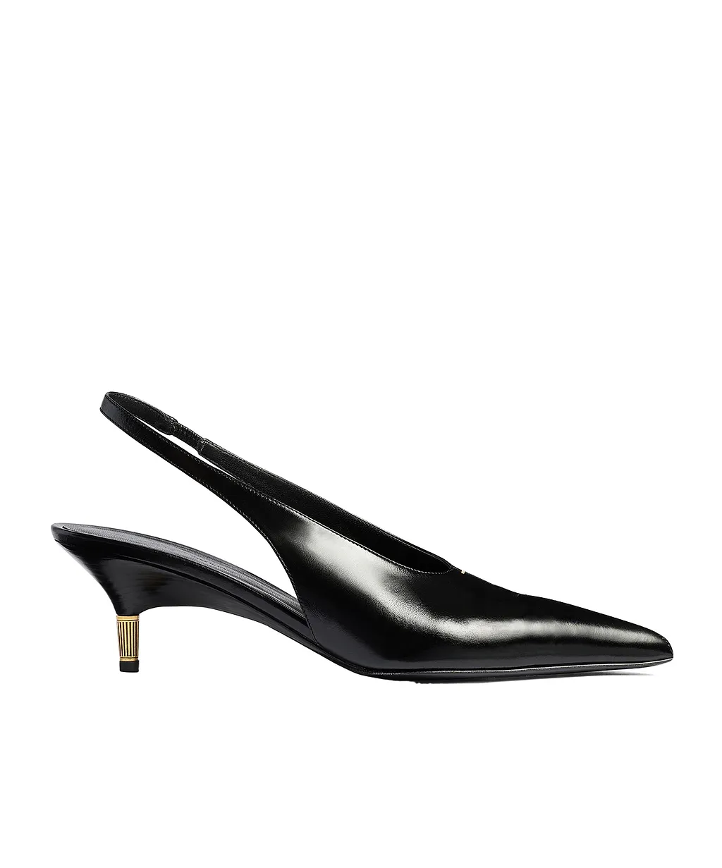 Khaite Bella Low Slingback Pumps