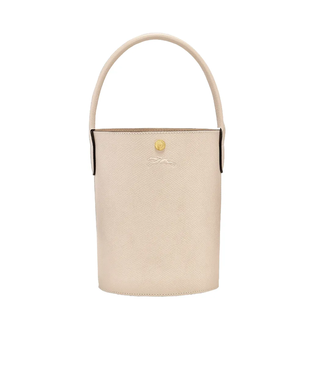Longchamp ÉPure Logo Embossed Small Bucket Bag