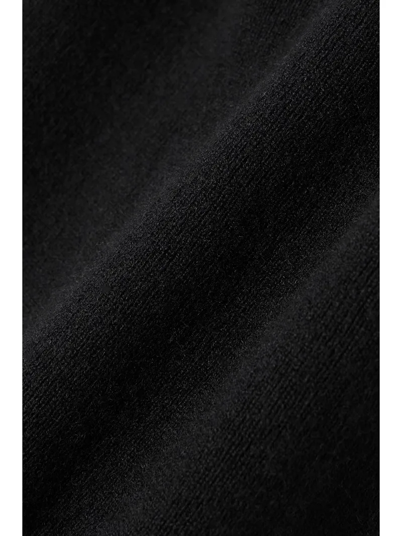 Jin Frayed Cashmere Midi Skirt