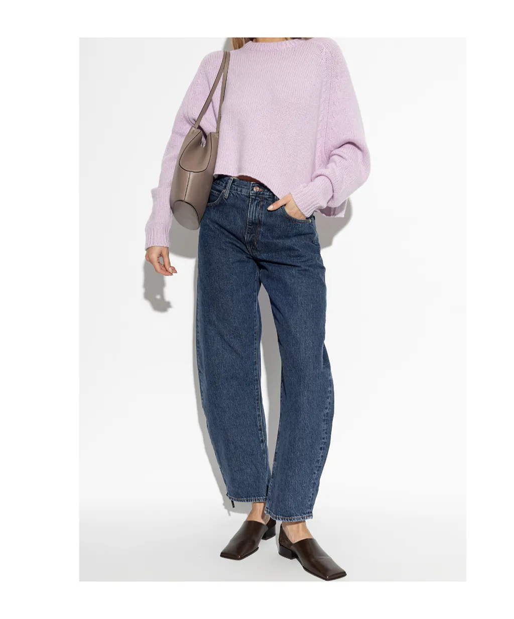 Lisa Yang Karine Cropped Knitted Sweater