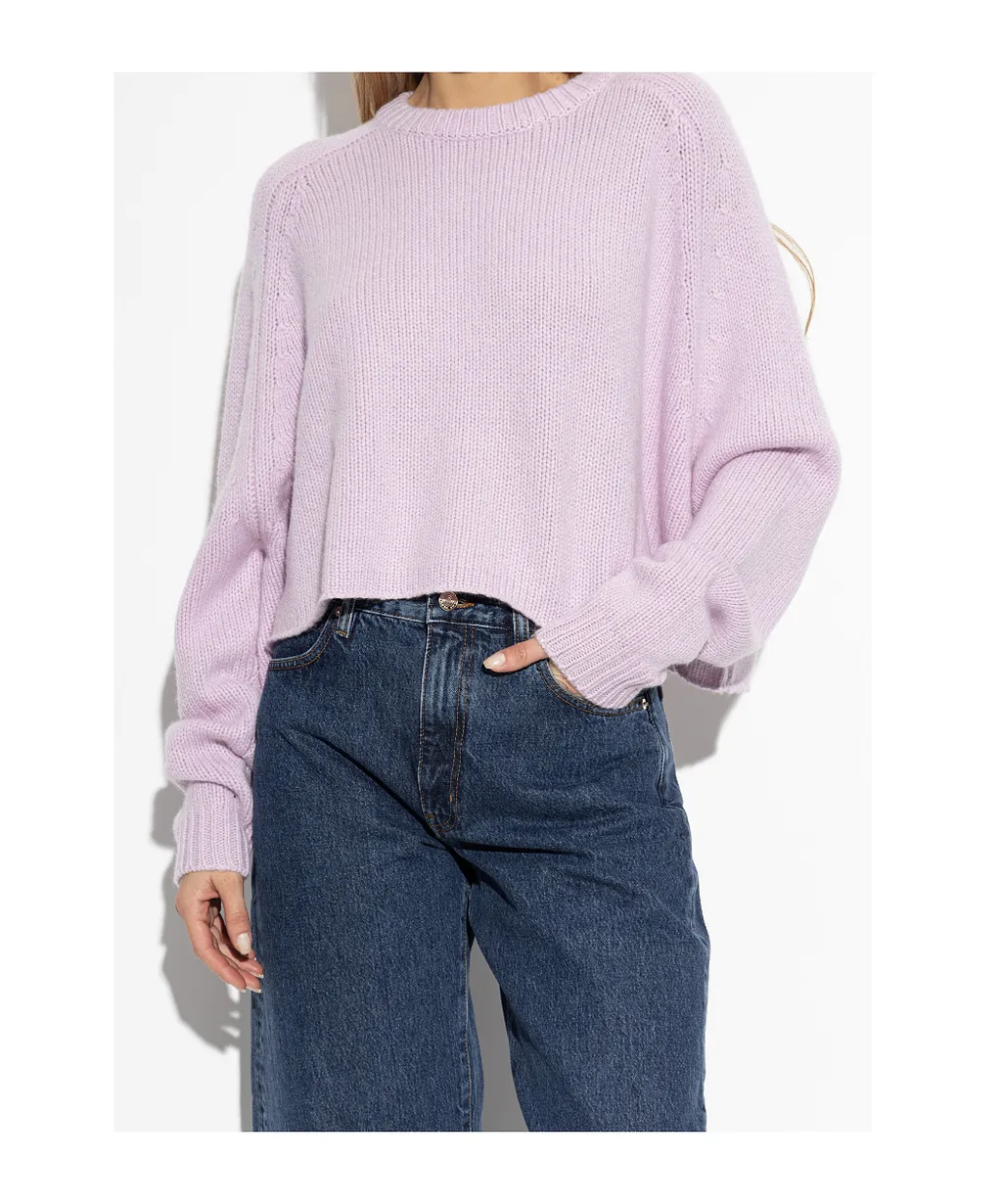 Lisa Yang Karine Cropped Knitted Sweater