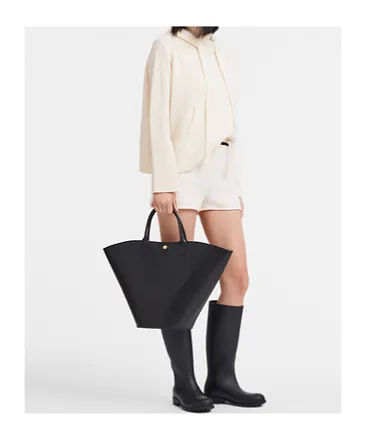 Longchamp Xl ÉPure Logo Debossed Tote Bag