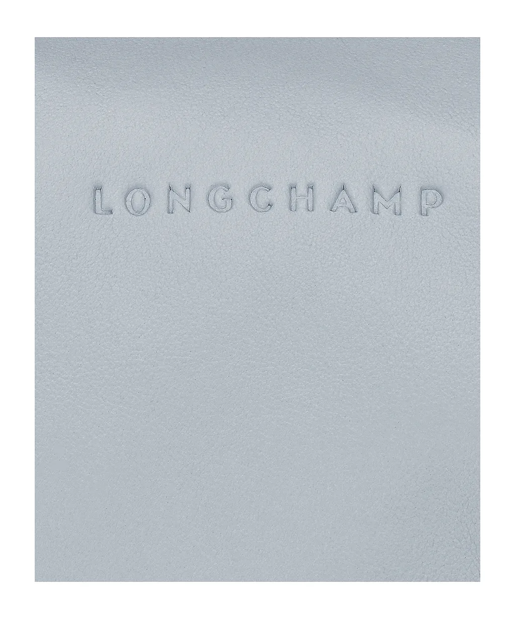 Longchamp Looong Logo Debossed Zip-Up Shoulder Bag