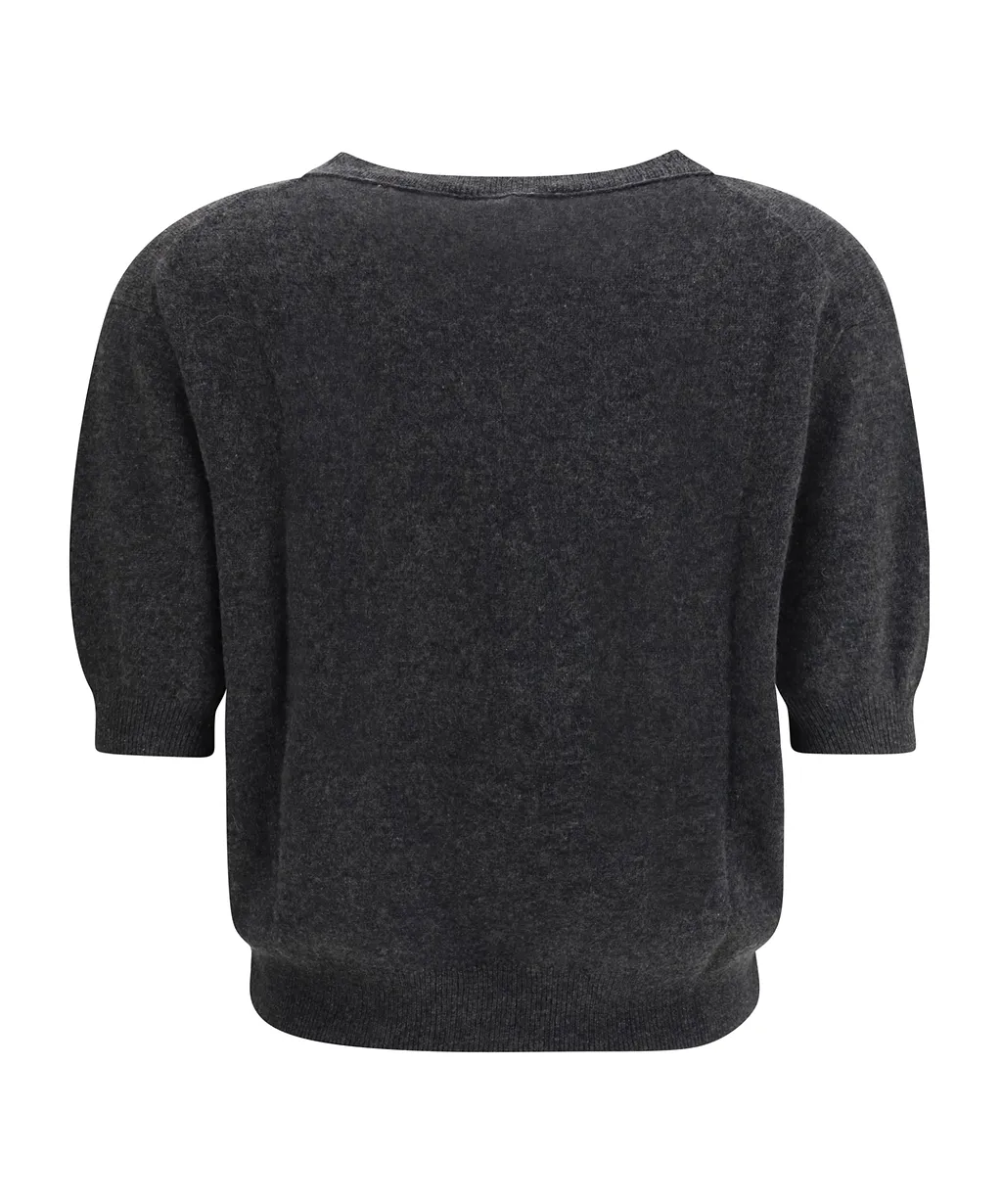 Lisa Yang Genevra Ribbed Knitted Top