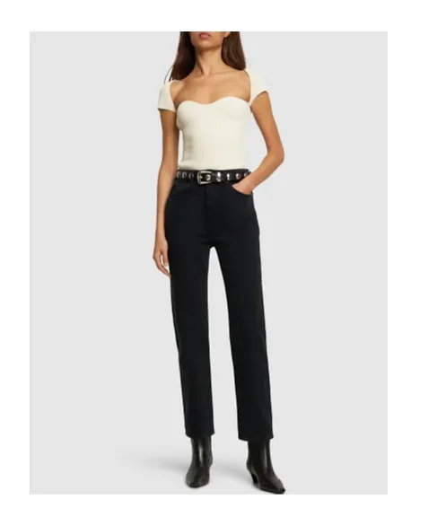Five-Pocket Denim Trousers