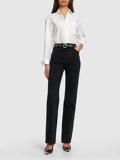 Five-Pocket Denim Trousers