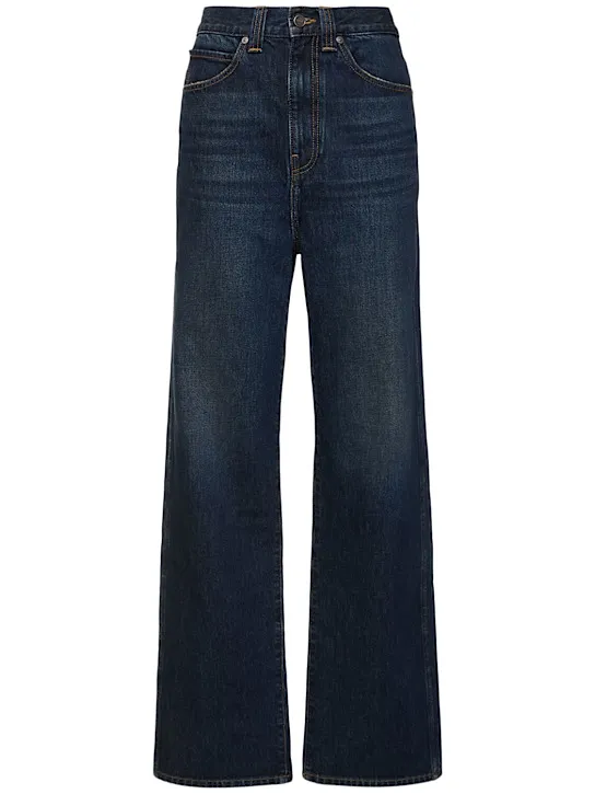 High-Rise Straight Jeans