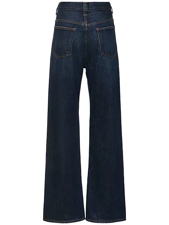 High-Rise Straight Jeans