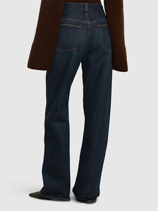 High-Rise Straight Jeans