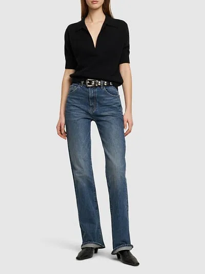 Jo Stretch V-Neck Sweater