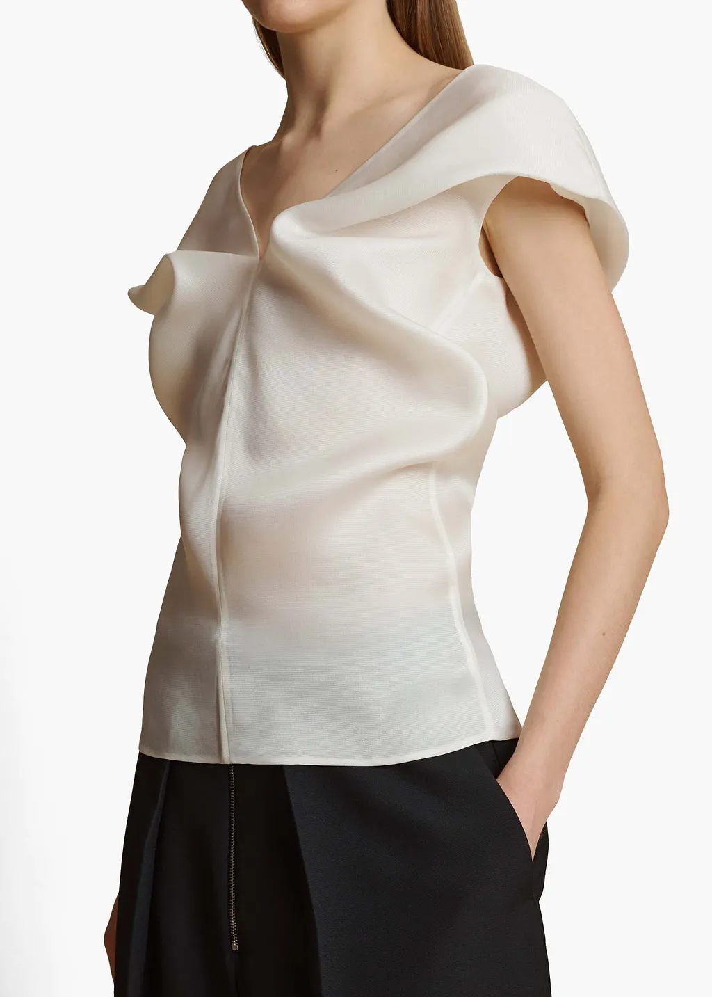 Khaite Ami V-Neck Top