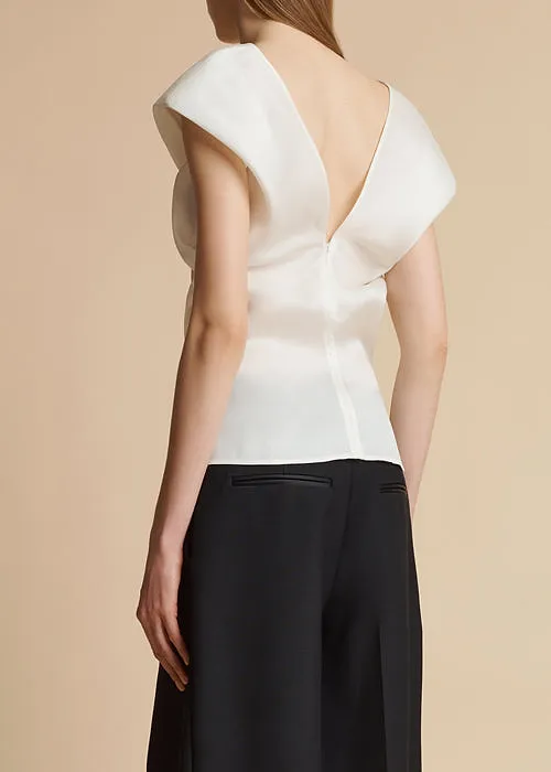 Khaite Ami V-Neck Top
