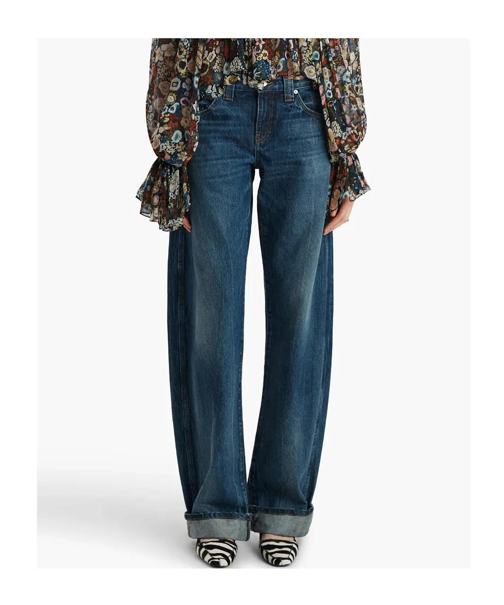 Khaite Karo Straight-Leg Jeans