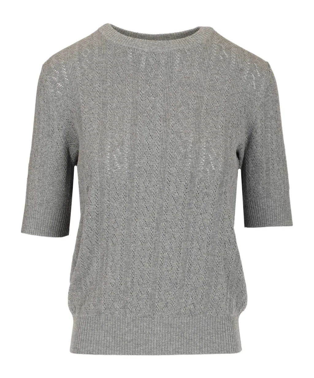 Nika Tee Sweater Lace Dimond Openwork
