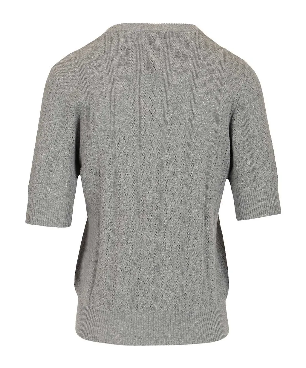 Nika Tee Sweater Lace Dimond Openwork