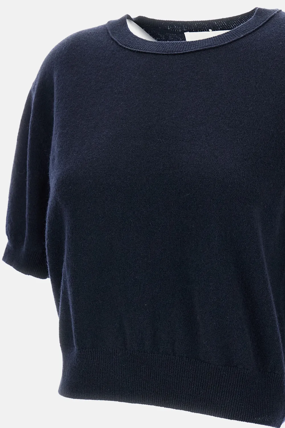 Ribbed Short-Sleeve T-Shirt