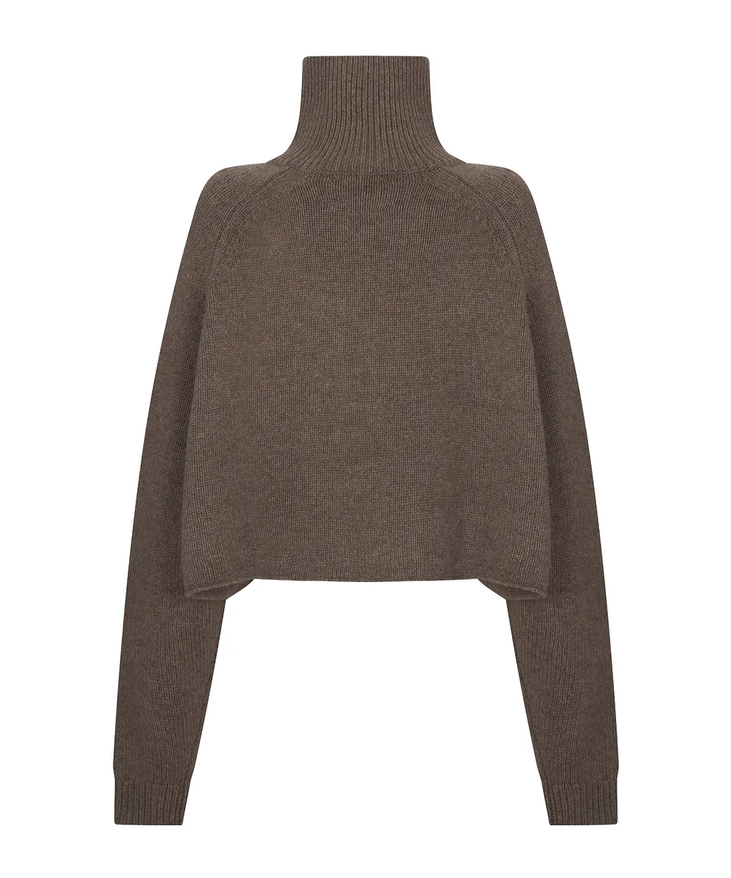 Roll-Neck Long-Sleeve Sweater