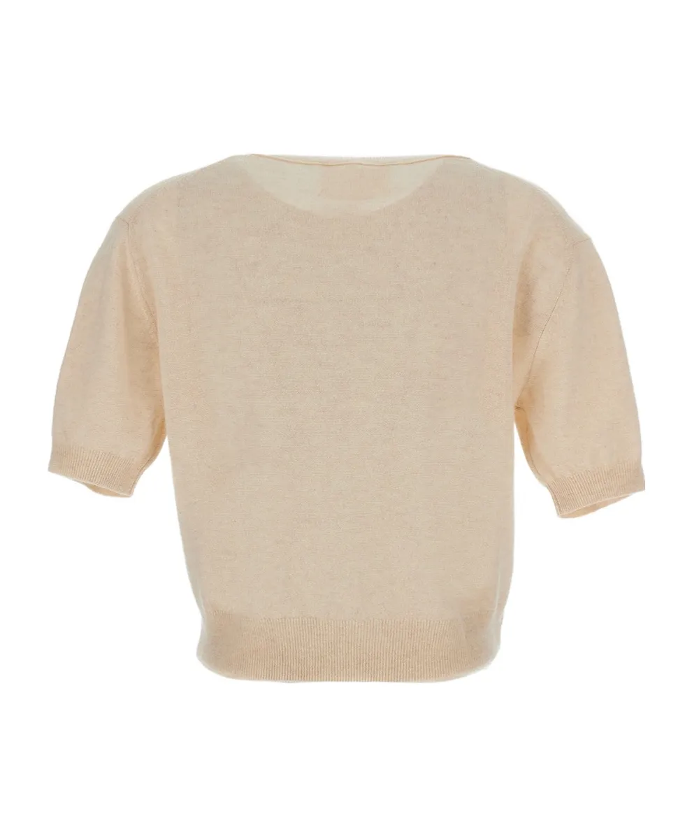 Ribbed Short-Sleeve T-Shirt