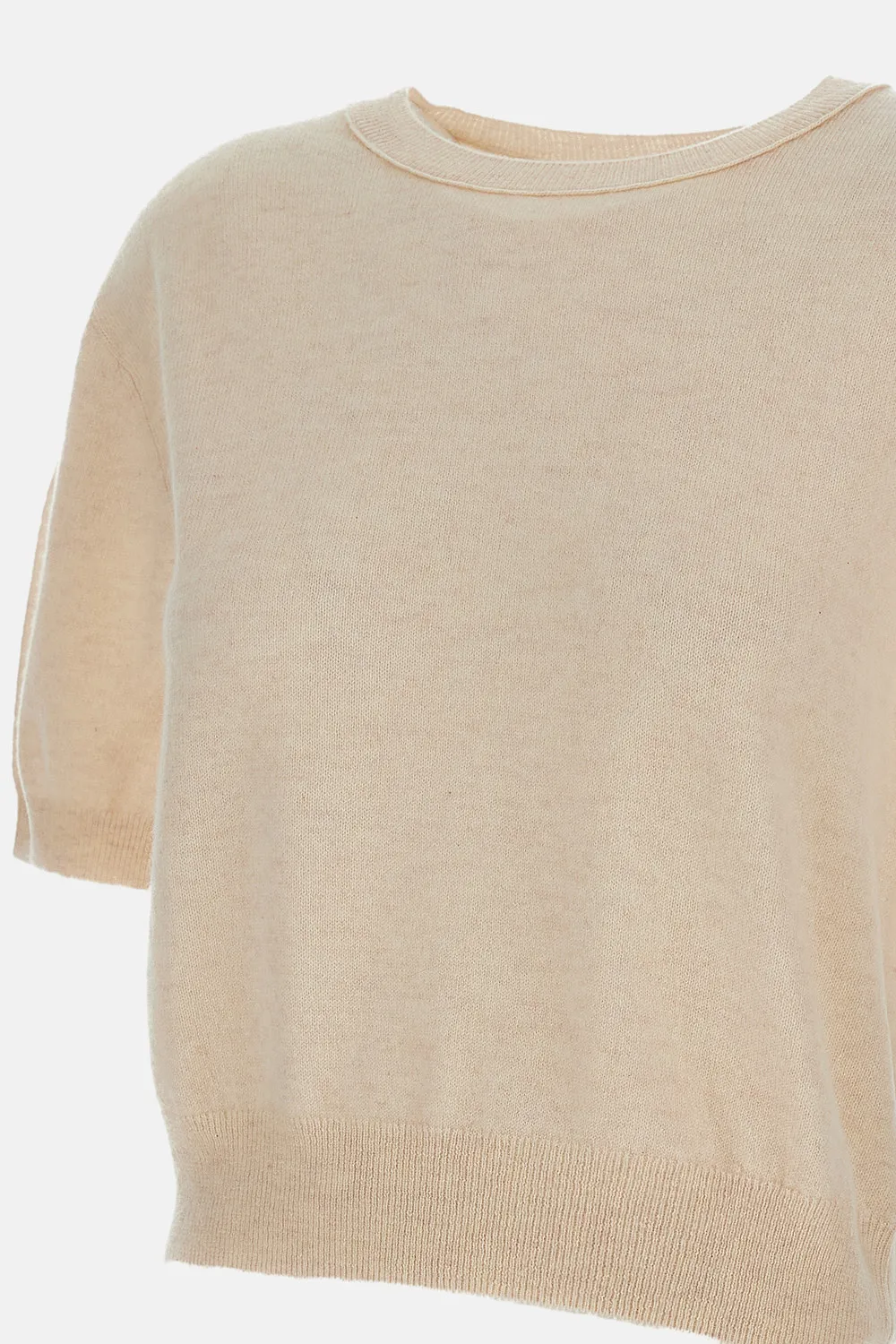 Ribbed Short-Sleeve T-Shirt