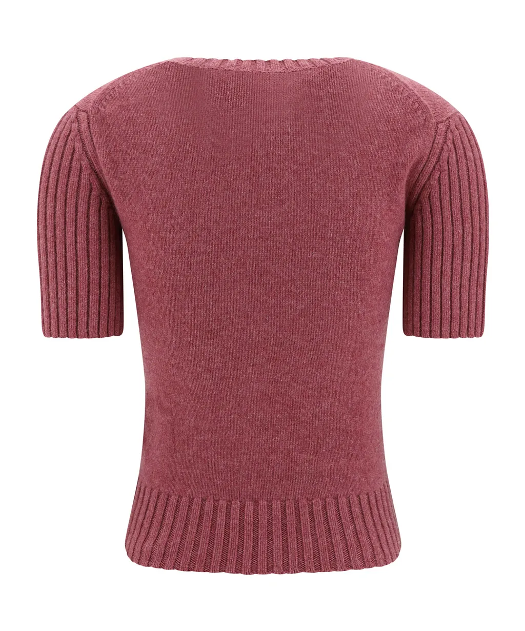 Khaite Mia Short-Sleeved Jumper