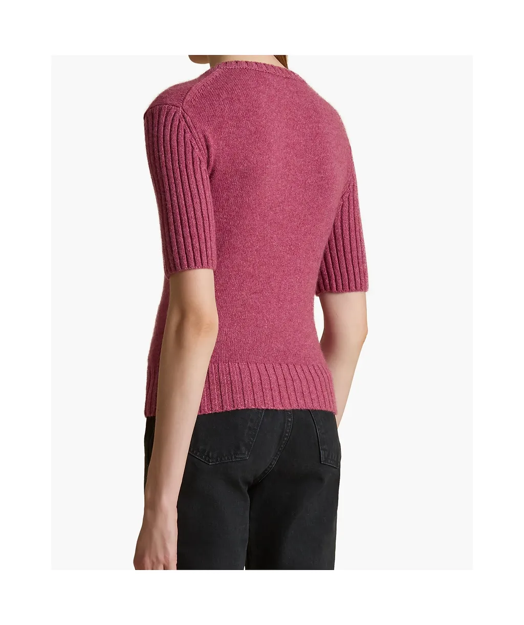 Khaite Mia Short-Sleeved Jumper